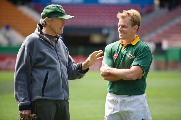 Clint Eastwood dirigió a Matt Damon en Invictus, el drama deportivo de 2009.