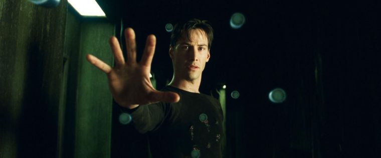 Keanu Reeves, el protagonista de The Matrix.
