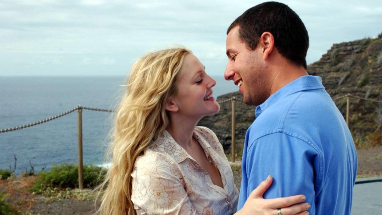 Drew Barrymore y Adam Sandler protagonizan esta inolvidable comedia romántica