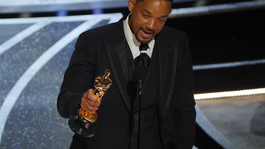 Will al momento de recibir el Oscar por King Richard