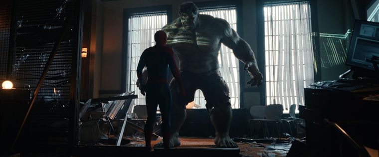 El peor problema para Spidey: un Hulk enojado. El peor problema para Spidey: un Hulk enojado. 