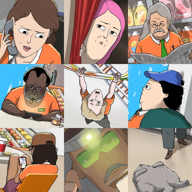 Los personajes de Dealies, la nueva serie animada de Netflix. Los personajes de Dealies, la nueva serie animada de Netflix. 