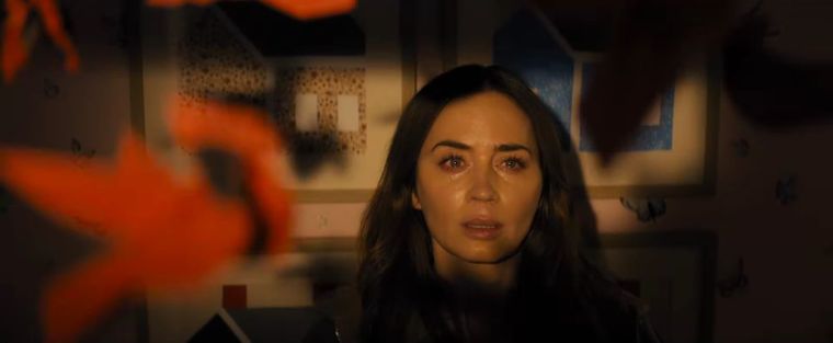 El personaje de Emily Blunt no puede asimilar lo que está sucediendo. El personaje de Emily Blunt no puede asimilar lo que está sucediendo.