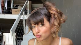 Flor Vigna publicó un video de un particular suceso en su pileta