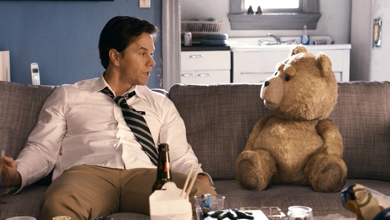 Ted debutó en 2012 acompañado por Mark Wahlberg. Ted debutó en 2012 acompañado por Mark Wahlberg.