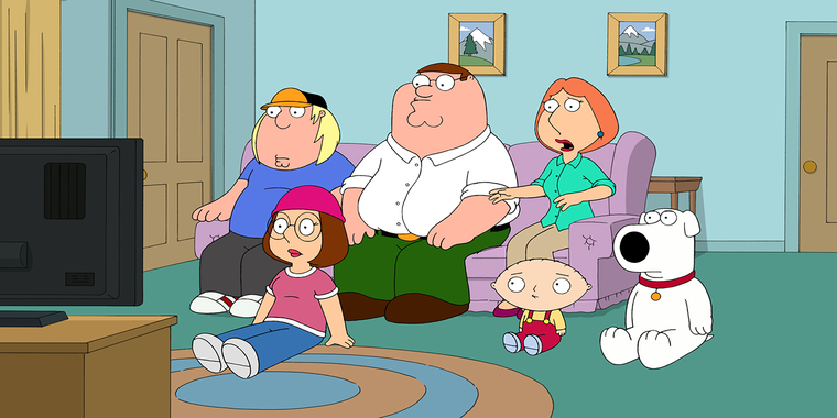 La familia Griffin, los protagonistas de esta serie animada