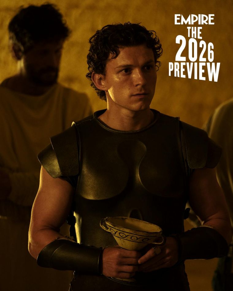 Tom Holland como Telémaco en La Odisea. Tom Holland como Telémaco en La Odisea.