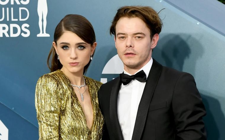 Natalia Dyer y Charlie Heaton se conocieron durante el rodaje de la primera temporada de Stranger Things.