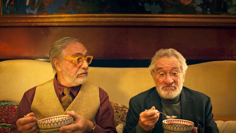 El actor argentino Luis Brandoni junto a Robert De Niro