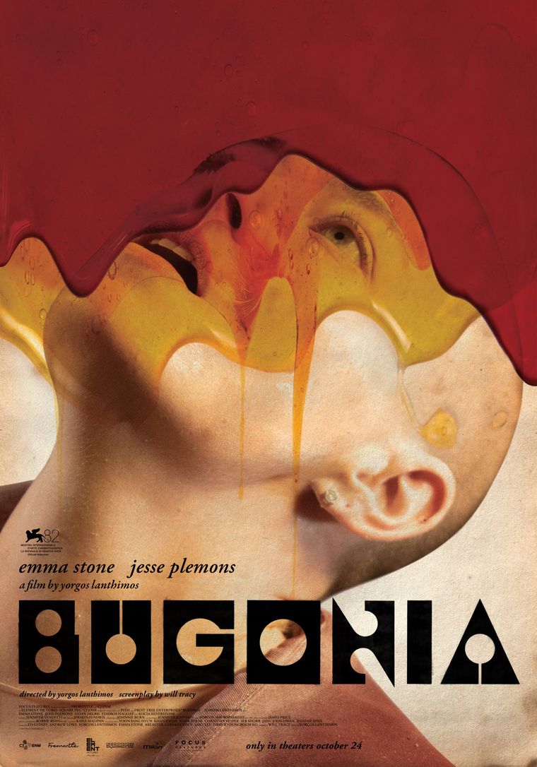 Poster oficial de Bugonia. Poster oficial de Bugonia.
