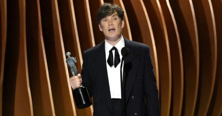 Cillian Murphy se quedó con el SAG Award a Mejor Actor