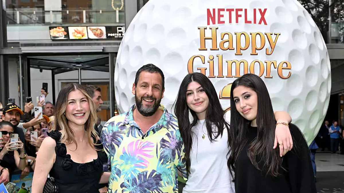 Quiénes son las hijas de Adam Sandler que aparecen en Happy Gimore 2, image size:1200x675