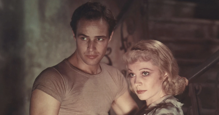 Marlon Brando y Vivien Leigh