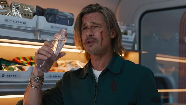 Brad Pitt es el protagonista de Tren Bala, película que es un éxito en Netflix.