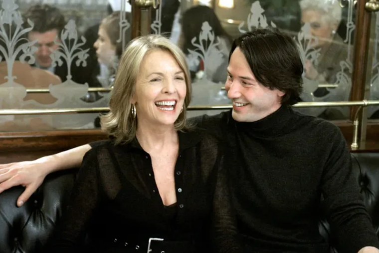 Keanu Reeves trabajó con Diane Keaton en Alguien tiene que ceder