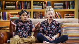 Raj y Penny en The Big Bang Theory Raj y Penny en The Big Bang Theory
