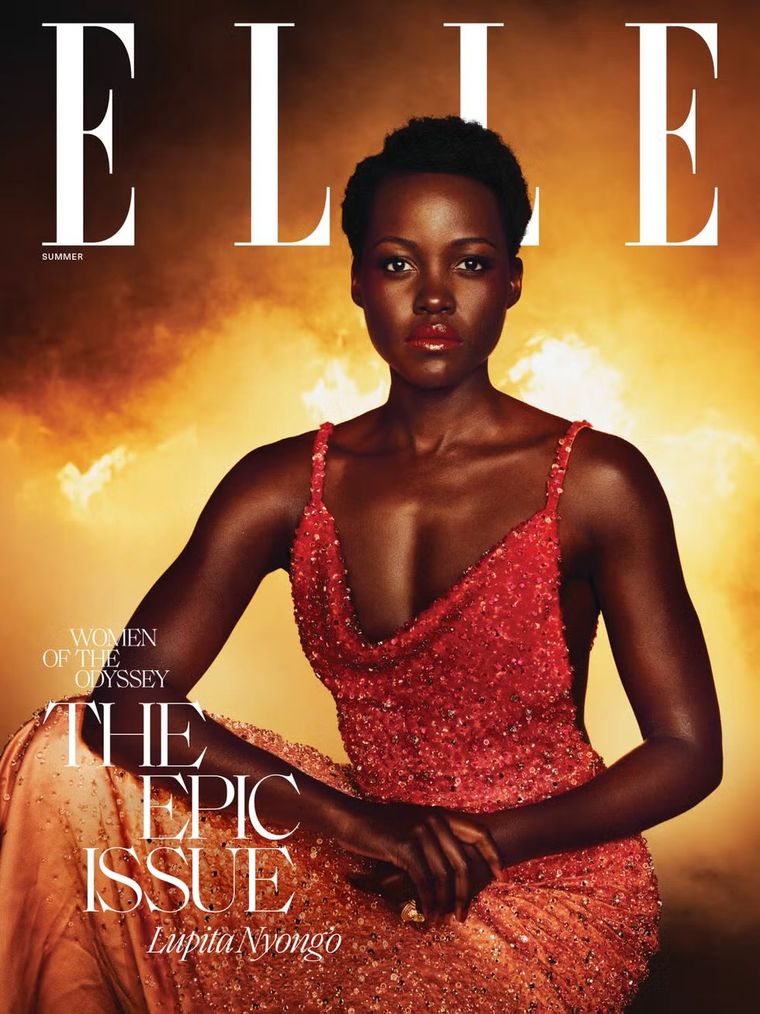 La portada de Elle con Nyong'o. La portada de Elle con Nyong'o.
