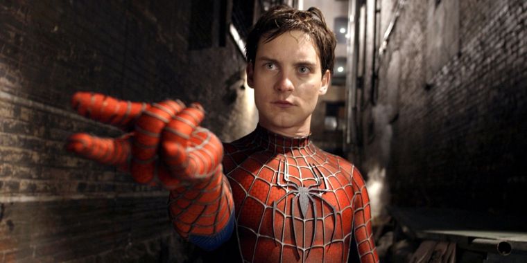 Tobey Maguire como Spider-Man