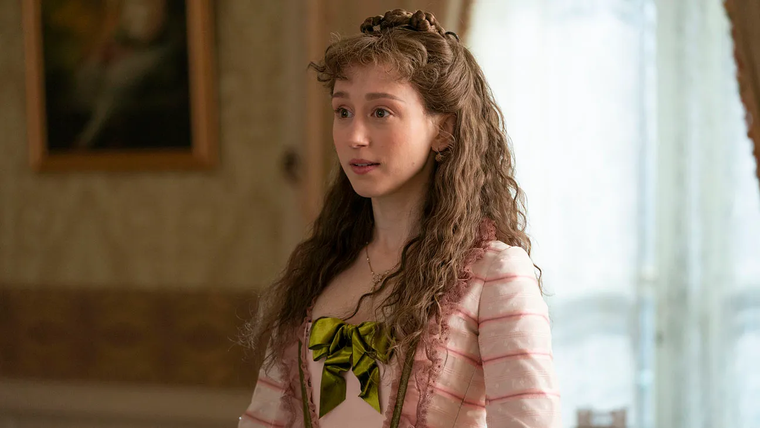 Taissa Farmiga interpreta a Gladys Russell en La edad dorada.&nbsp;