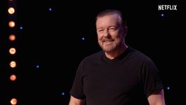 netflix anuncio una fecha de estreno para el nuevo especial de stand-up de ricky gervais