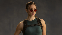 Así luce Sophie Turner como Lara Croft.