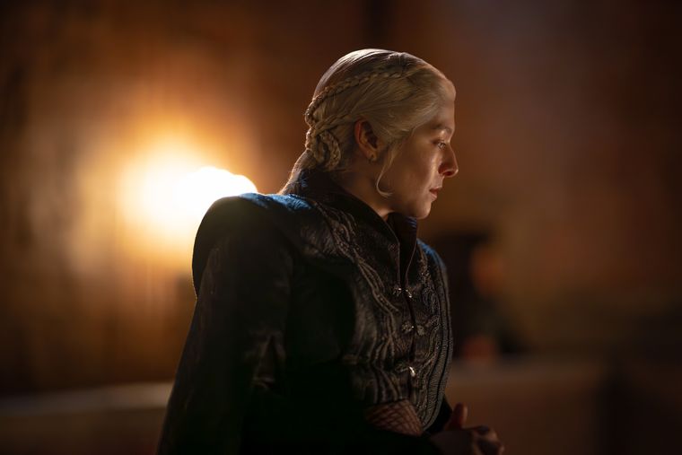 Emma D'Arcy como Rhaenyra Targaryen. Emma D'Arcy como Rhaenyra Targaryen. 
