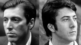 Los jóvenes Dustin Hoffman y Al Pacino, años donde compitieron por lo mejores papeles de Hollywood Los jóvenes Dustin Hoffman y Al Pacino, años donde compitieron por lo mejores papeles de Hollywood