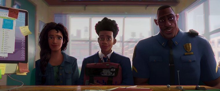 Miles Morales y su familia, parte importante de la trama de la siguiente entrega