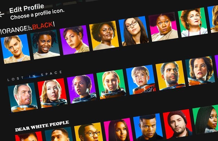 En Netflix puedes personalizar tu perfil y elegir a diferentes personajes de las series originales