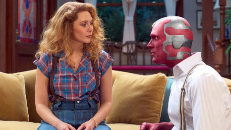 WandaVision, la primera serie que lanzó Marvel en Disney Plus.