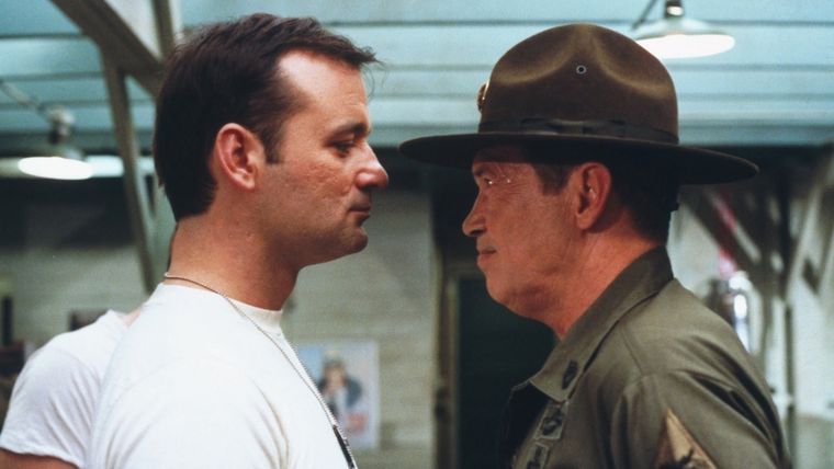 Bill Murray en la comedia de guerra de 1981, Stripes.