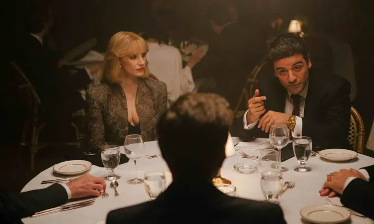 Oscar Isaac y Jessica Chastain en El año más violento. Oscar Isaac y Jessica Chastain en El año más violento.