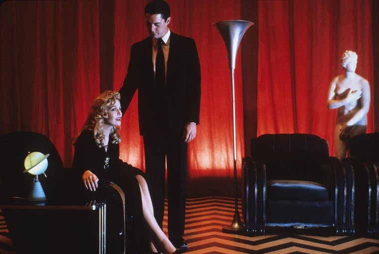 Kyle MacLachlan y Sheryl Lee en Twin Peaks: Fire Walk with Me (1992)