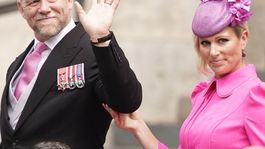 Mike Tindall junto a Zara Phillips
