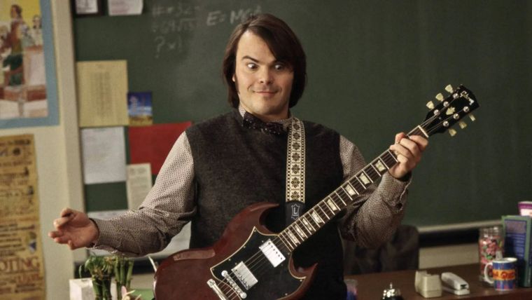 Jack Black fue Dewey Finn en Escuela de Rock