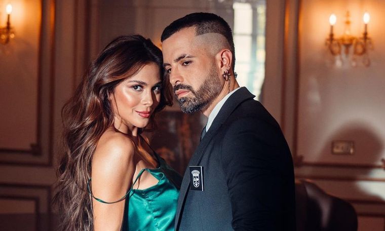 Greeicy y Mike Bahía