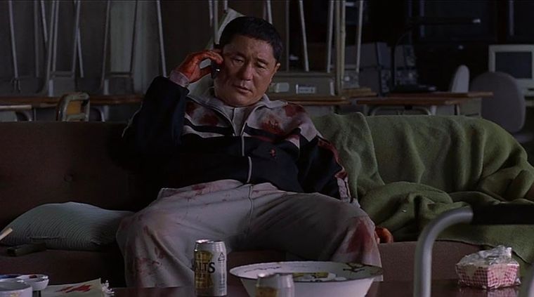 El gran Takeshi Kitano, uno de los protagonistas de la película favorita de Quentin Tarantino. El gran Takeshi Kitano, uno de los protagonistas de la película favorita de Quentin Tarantino.