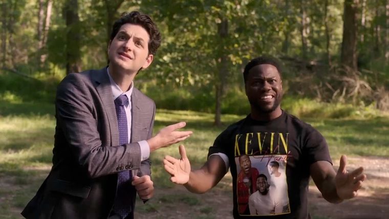 Ben Schwartz y Kevin Hart en Die Hart 2