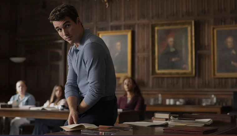 Corey Mylchreest interpreta a Jamie Davenport en Mi año en Oxford.&nbsp;