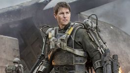 Tom Cruise como Bill Cage, el responsable de salvar al mundo en Edge of Tomorrow