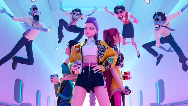 Las guerreras k-pop sigue arrasando en Netflix