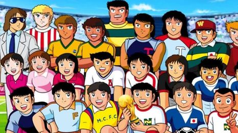 Oliver Atom y los dmeás personajes de Supercampeones