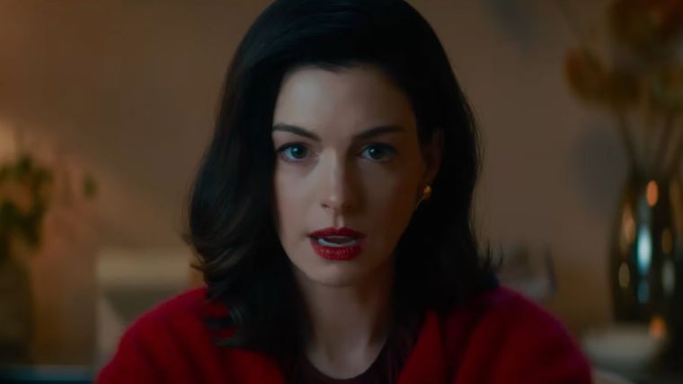 Anne Hathaway en su tercera de cinco películas para este 2026.