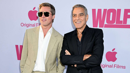 Brad Pitt y George Clooney dos grandes de Hollywood Brad Pitt y George Clooney dos grandes de Hollywood