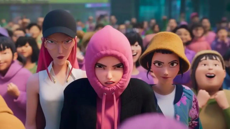 Las guerreras k-pop arrasa en Netflix