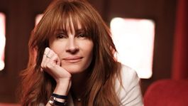 Julia Roberts cuando tenía el pelo castaño