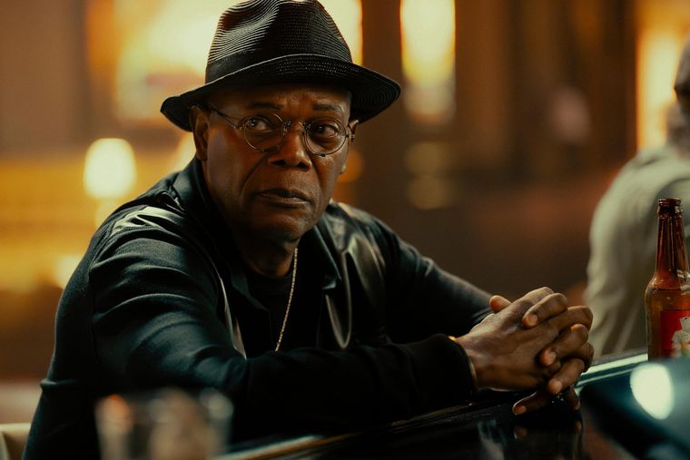 Samuel L. Jackson como Russell Lee Washington Jr., el protagonista del spin-off de Tulsa King.