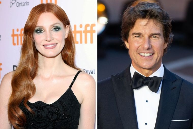 Jessica Chastain rechazó dos veces a Tom Cruise