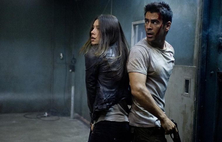 Colin Farrell tuvo que besar a Kate Beckinsale enfrente de su marido