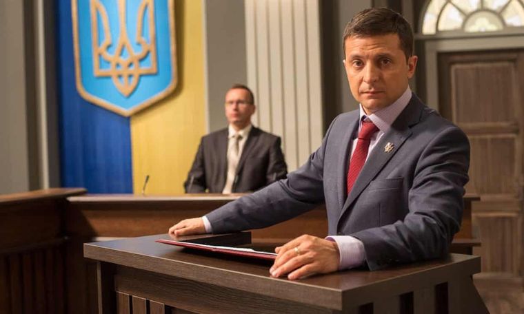 Volodimir Zelenskyy en Servant of the People